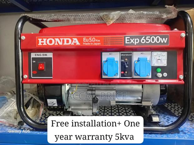 Power on Demand 5kva Honda Gen Petrol Honda Generator · Photo 3