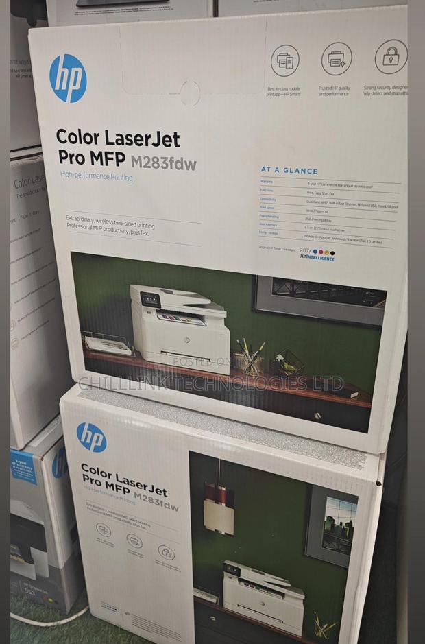 Hp Laserjet Pro MFP 283fdw All One Color Printer · Photo 4