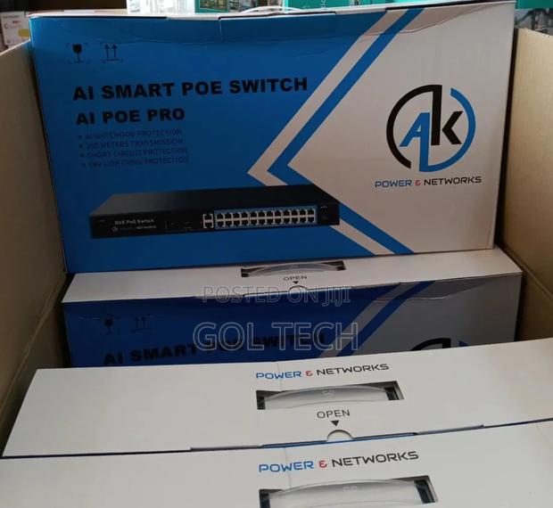 24port Ai Smart Poe Switch Ak Original Poe424g · Photo 4