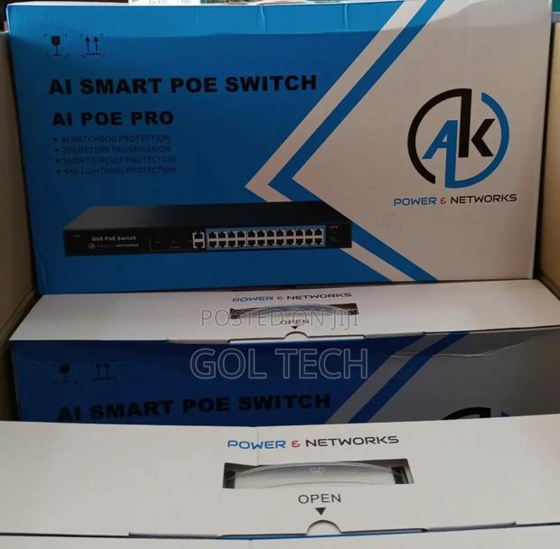 24port Ai Smart Poe Switch Ak Original Poe424g · Photo 3