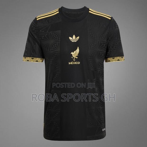 Mexico 2025 Adidas Gold Jersey