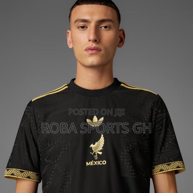 Mexico 2025 Adidas Gold Jersey