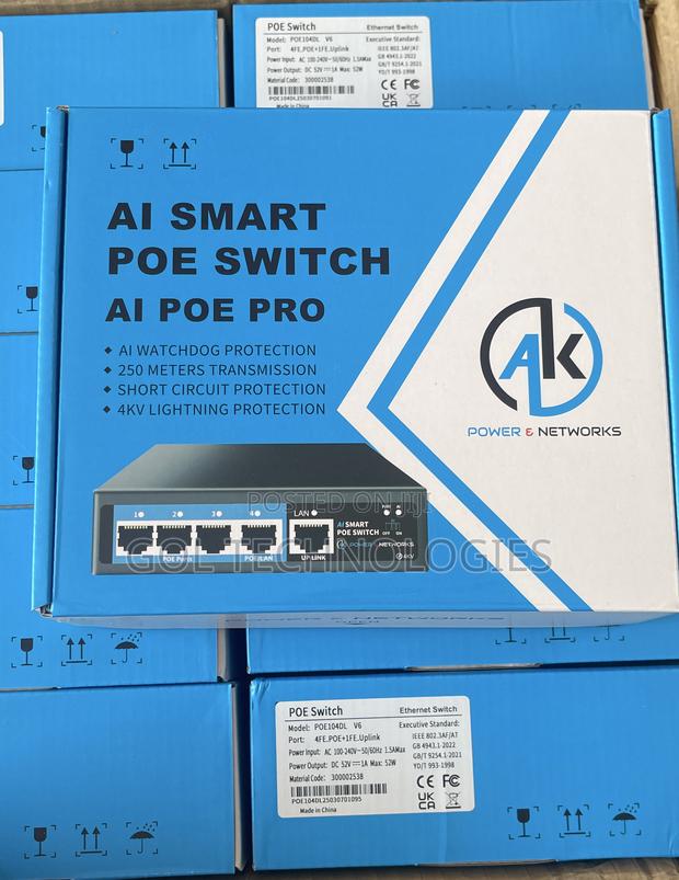 4port Smart Poe Switch Ai Poe Pro Ak Original Poe104dl · Photo 3