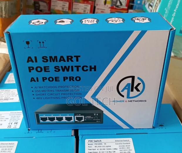 4port Poe Switch Ai Smart Poe Pro Switch Poe104dl · Photo 3