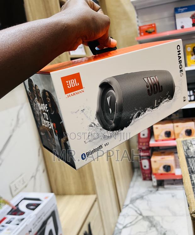 Most Reliable JBL Charge 5 Portable Bluetooth Speaker, Gray · Photo 2