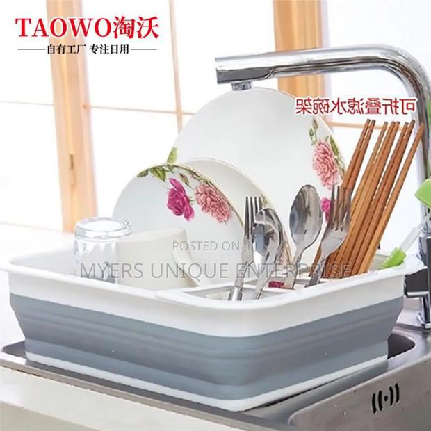 Foldable Silicone Dish Rack · Photo 2
