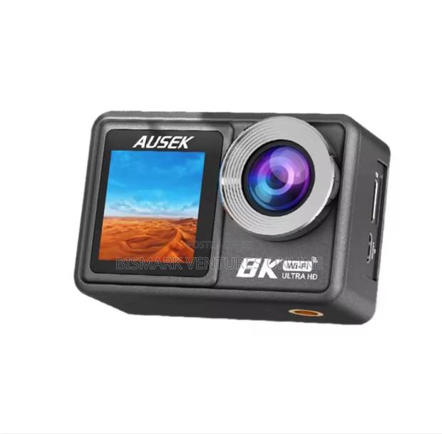 Ausek Pro Action 8k Uhd Camera With 50mp Photo Dual Screen. photo 7