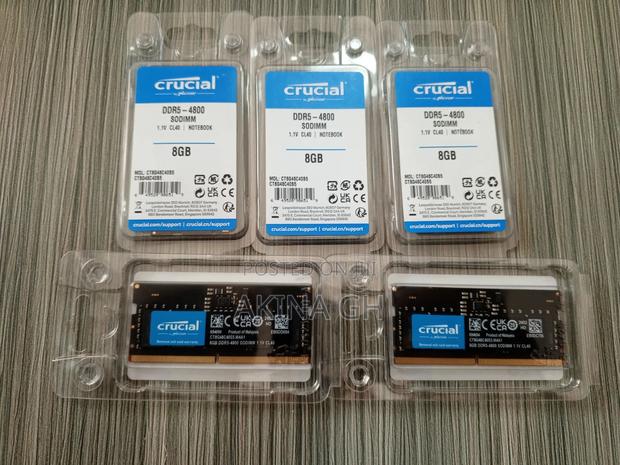 Crucial 8gb Ddr5 4800mhz Cl40 Laptop Ram Sodimm · Photo 4