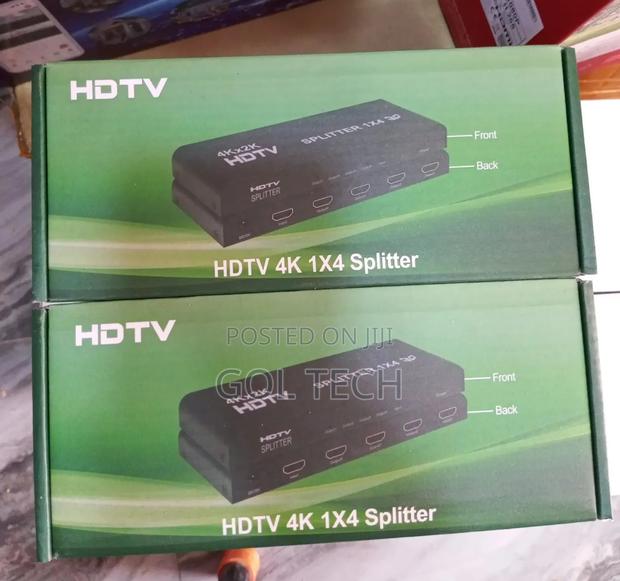 4port Hdmi Splitter 1x4 Splitter 3d photo 2