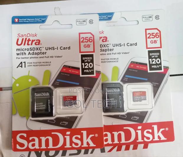 256gb Sandisk Ultra Speed Upto 120mbs Micro Sd Card · Photo 3