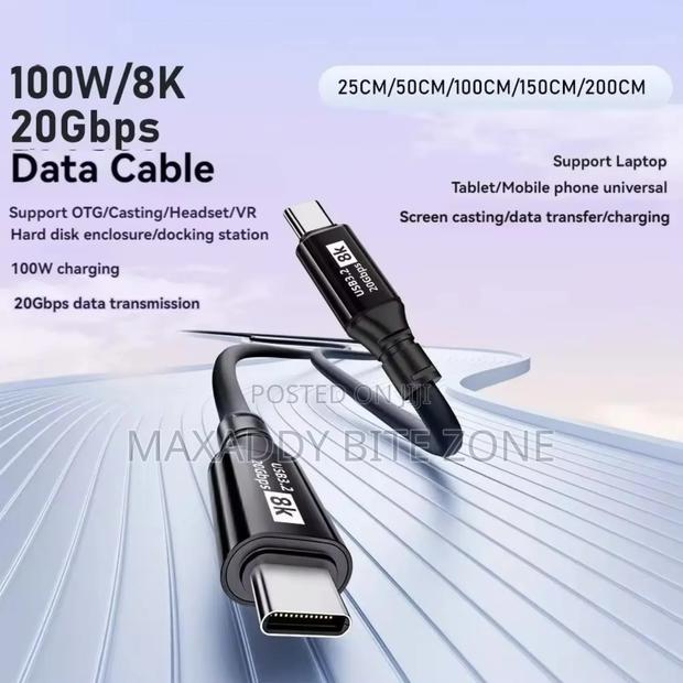 2m Type C to C Thunderbolt 3 Extend Video Data Cable · Photo 4