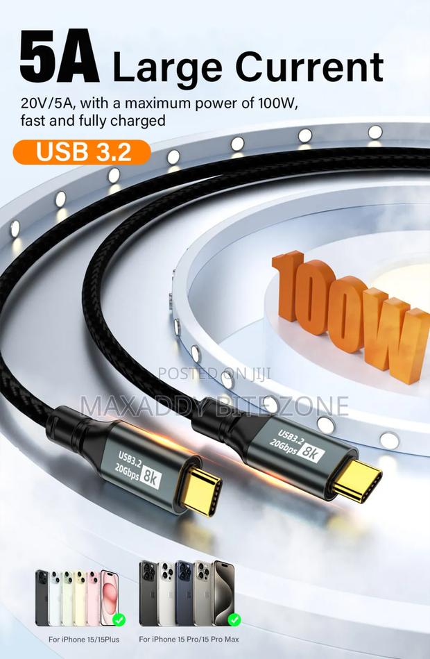 5m Type C to C Thunderbolt 3 Extend Video Data Cable · Photo 4