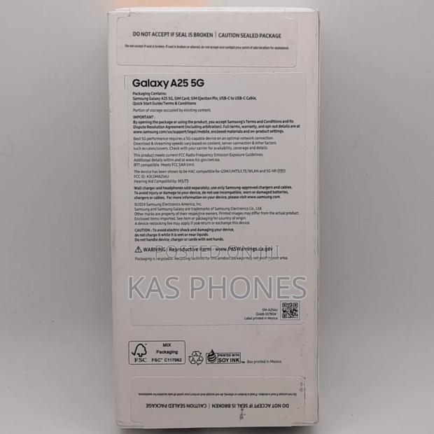 New Samsung Galaxy A25 128 GB Black photo 2