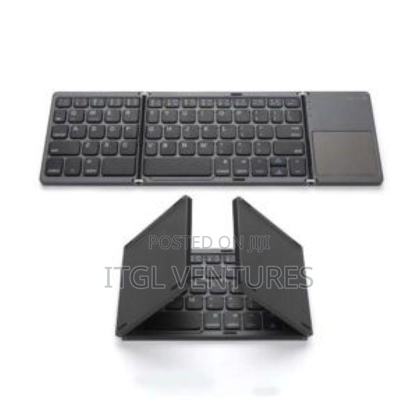 Foldable Bluetooth Keyboard With Touch - Pad