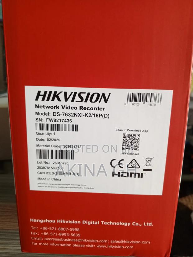 Hikvision Acusense 32ch Poe NVR Ds-7632nxi-/16 · Photo 4