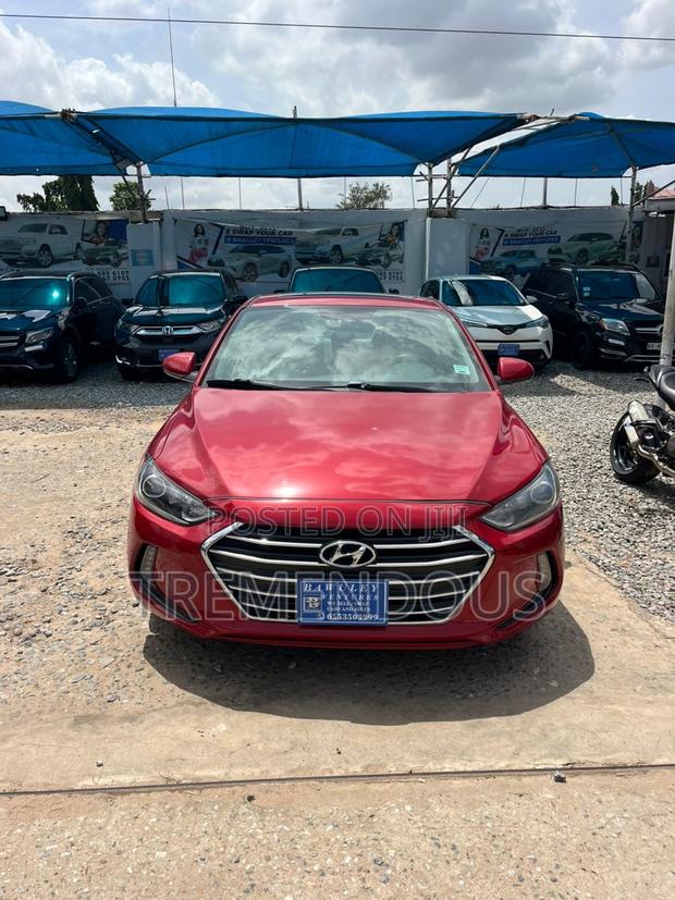 Hyundai Elantra Limited 2018 Red