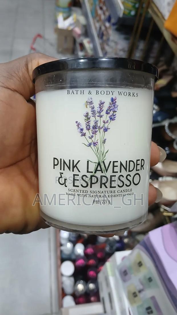 Pink Lavender and Espresso Scented Candle, 227g · Photo 3