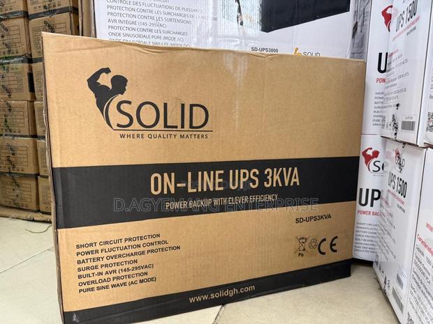 Solid Ups 3000va ( Universal Output ) 3 Kva - Online