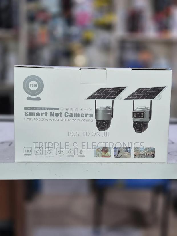 Smartnet Wifi/ Wired Dual Lens Solar CCTV Camera photo 3