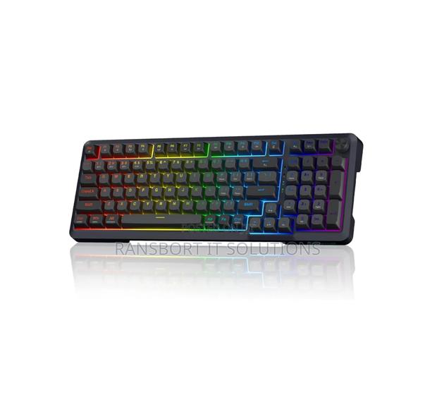 Redragon Wireless Mechanical Gasket Mounted RGB Gaming Keyboard for PC