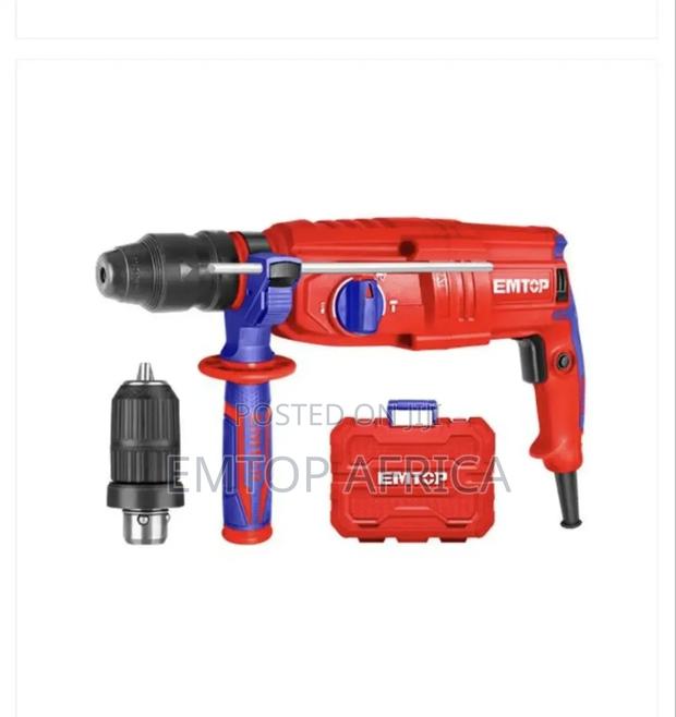 Emtop Rotary Hammer Erhrl802 Brute Force Versatility