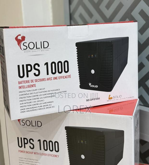 Solid Ups 1000va (1kva) With Avr Sd-Ups1000 · Photo 3