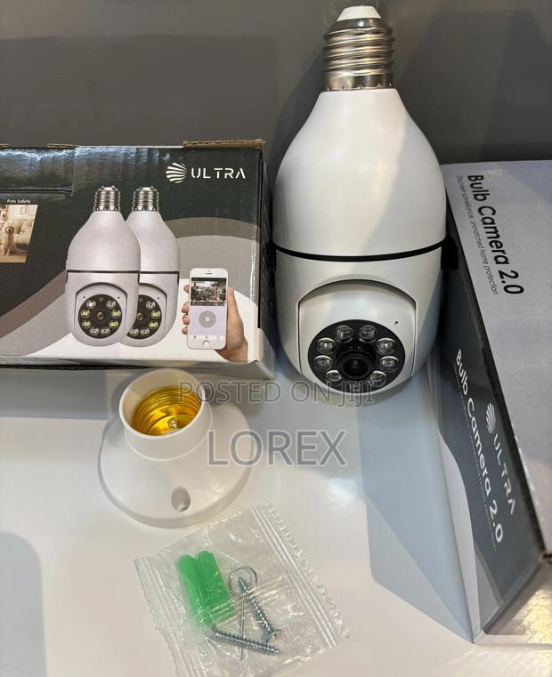 Bulb Wifi Ptz Camera 3mp Auto Human Tracking (V380 Pro App) · Photo 3