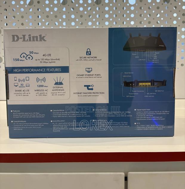 D-Link D-Link DWR-M960 Universal 4g Lte Router 1200mbps · Photo 4