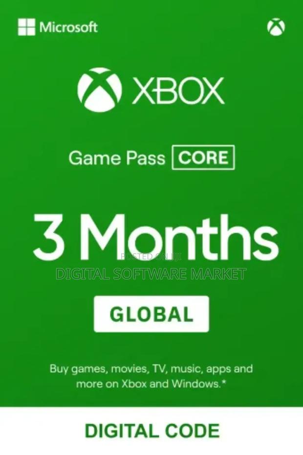 Xbox Game Pass Core 3 Months (Global)-Xbox Live -Digital Key · Photo 2