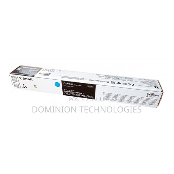Canon C-Exv64 Original Toner Cartridge -Cyan · Photo 2