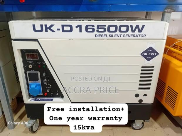 Power Crisis Solution 15kva Uk-D Diesel Gen Brit Uk-D · Photo 2