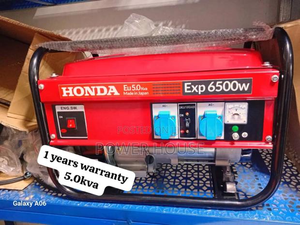 Titan Force Honda Petrol Generator 5.0 6500watts Generator · Photo 2