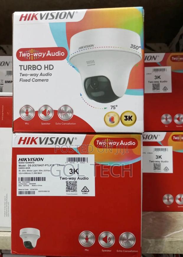 Hikvision or 5mp 2way Audio Camera Analog With Siren · Photo 4