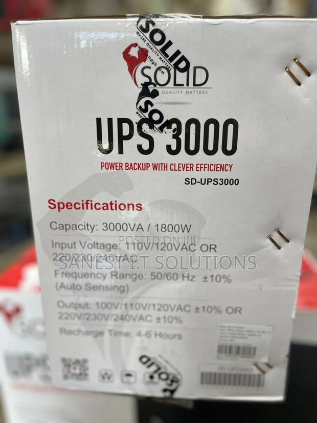 3000va Uninterrupted Power Supply 3kva 1800watts photo 2