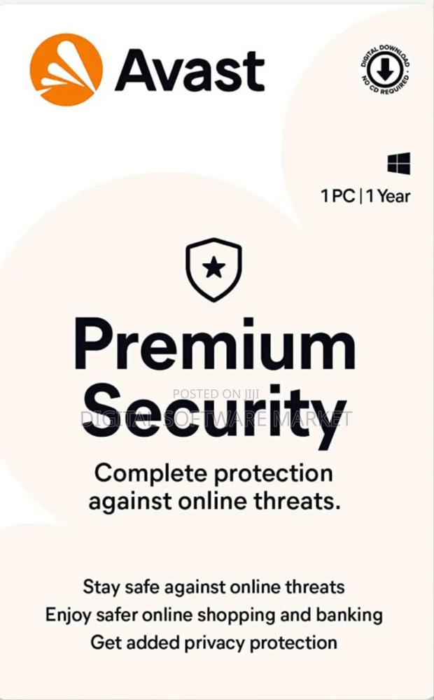 Avast Premium Security 1 Device 1 Year Windows/Mac/Etc · Photo 2