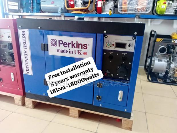 Perkins Diesel Engine System 18kva Silent Generator Perkins · Photo 2