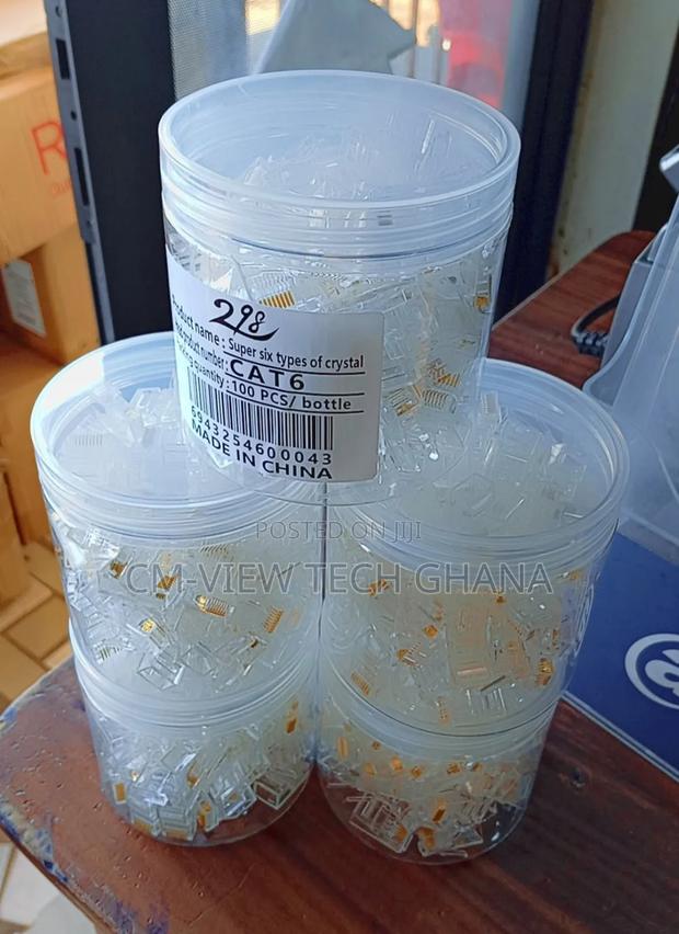 (100pcs)Pass Through Cat6 Rj45 Connectors · Photo 4
