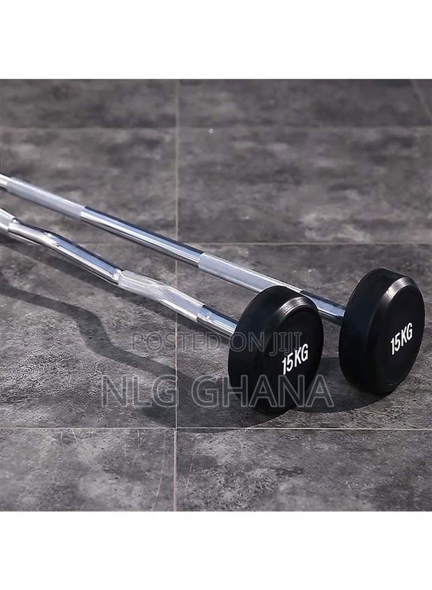 15kg Fixed Barbell Weights, Straight Steel Bar Hj_00205_15kg · Photo 1