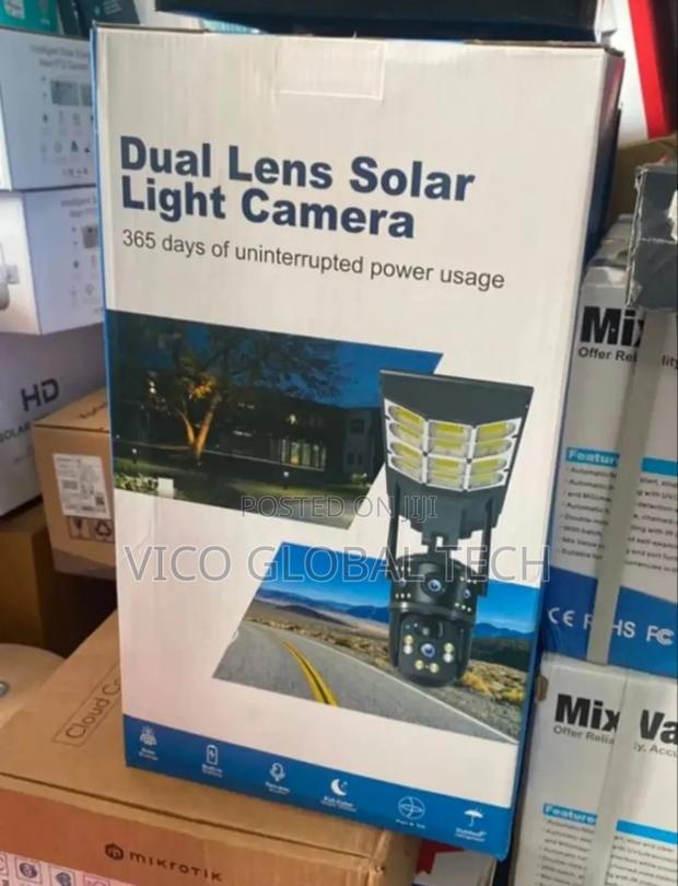 Dual Lens Solar Light Camera · Photo 1