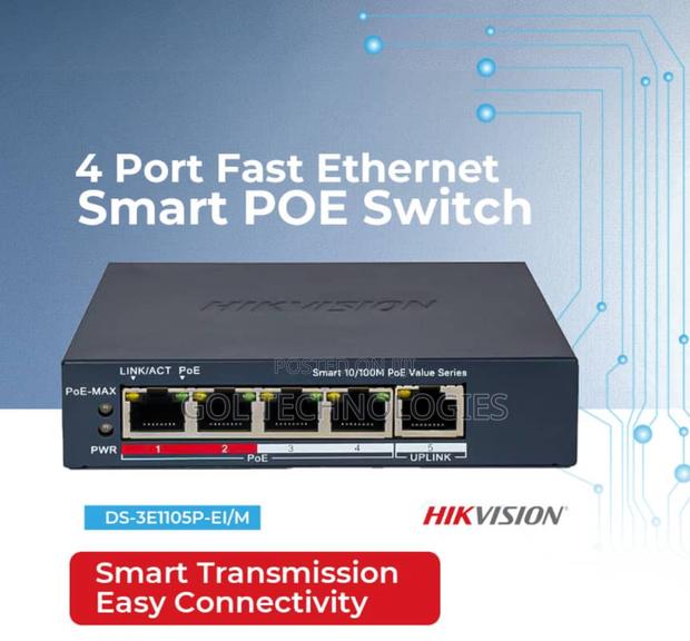 Hikvision Smart Managed Poe Switch Ds-3e1105p-Ei/M · Photo 4