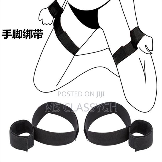 Sm Fun Split Leg Hand and Foot Cuffs One-Word Bondage