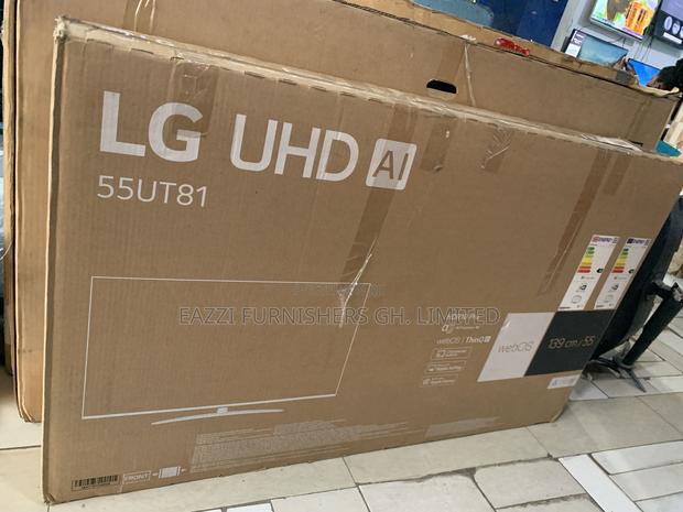 Extra Clear Picture Lg 55 Smart Satellite 4k Uhd Hdr Powerful Sound Tv photo 2