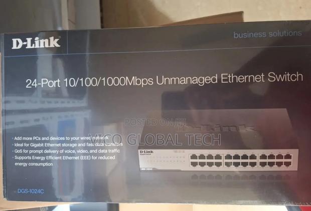 D-link Dgs-1024c 24-port 10/100/1000mbps Unmanaged Switch · Photo 1