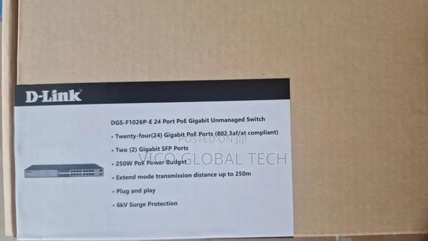D-Link DGS-F1026p-E 24-Port Poe Gigabit Unmanaged Switch · Photo 1