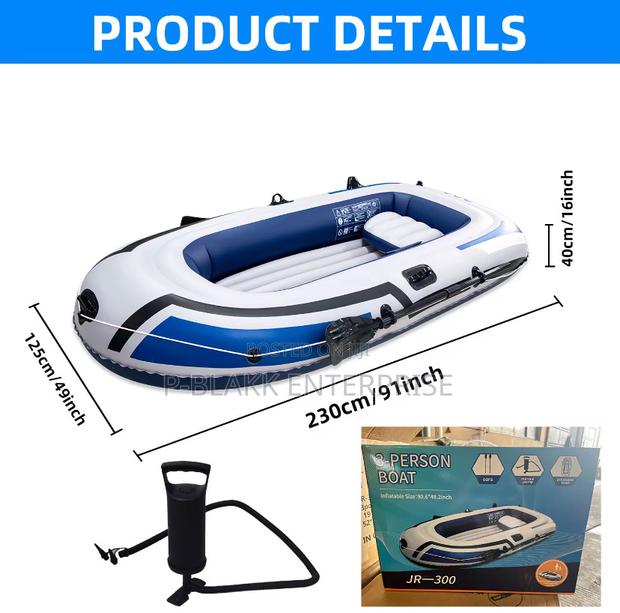 Inflatable Boat For 3 People 230cm*125cm photo 2