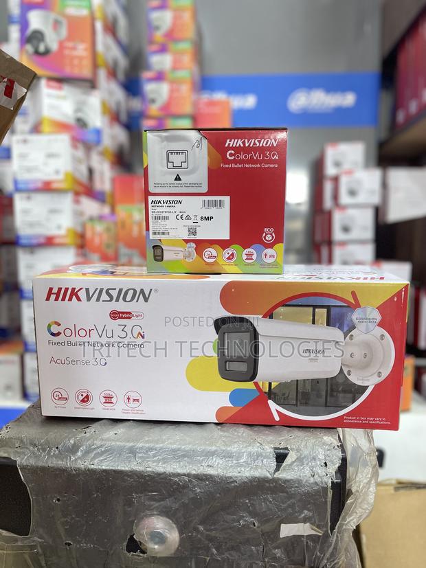 Hikvision 8mp Full Color Ds-2cd2t87g3-Liy (3.0 New)Bullet · Photo 4