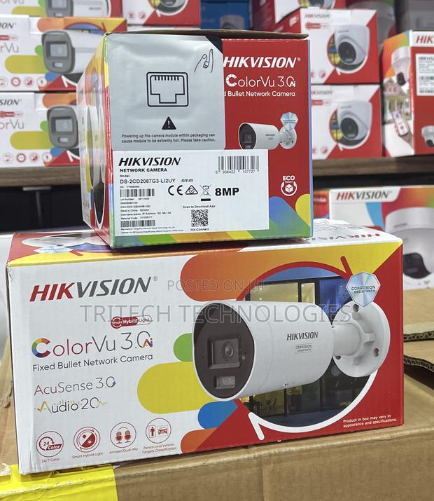 Hikvision Ds-2cd2087g3-Li2uy (3.0 New)8mp Colorvu Ip Outdoor · Photo 3