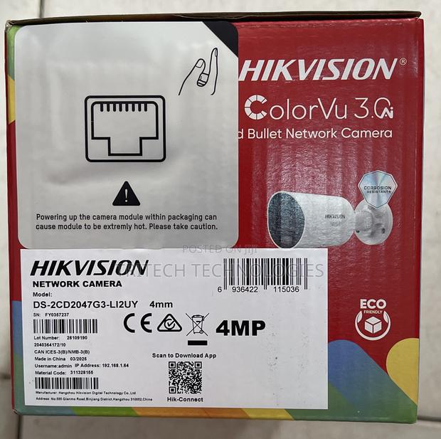 Hikvision Ds-2cd2047g3-Li2uy Colorvu Ip Camera · Photo 4