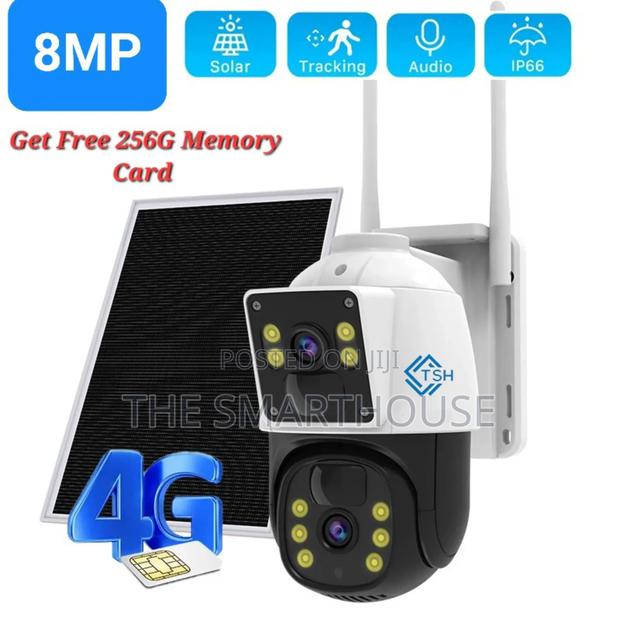 Smart Solar 4g Dual Lens CCTV (Free 256g Memory Card) photo 3