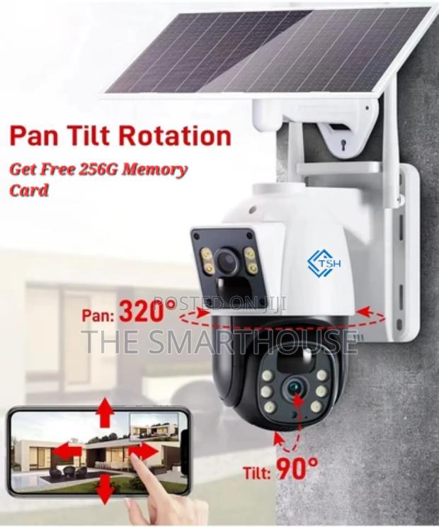 Smart Solar 4g Dual Lens CCTV (Free 256g Memory Card) photo 5